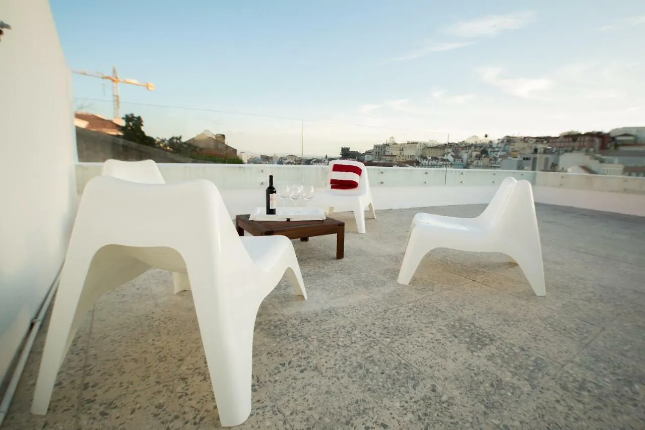 Amazing Rooftop Terrace Downtown Lisbon Daire 0*,